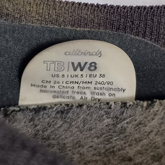 Allbirds Treebreezers women's navy blue knit ballet flats size 8 - Picture 9 of 9